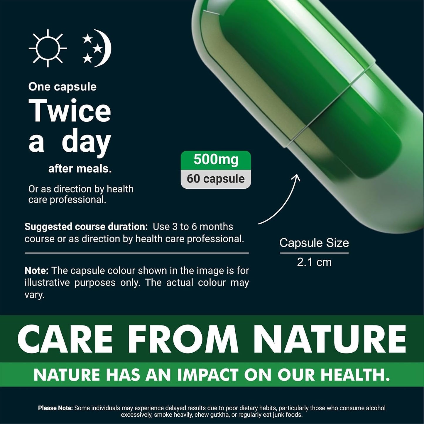 Sahara Pharma Mucuna Capsule | Kapikachu - Cowitch - Kaunch Beej | Support Mood, Healthy Libido, Sperm Quantity & Quality Enhance Physical Stamina and Vitality | Non GMO, Gluten Free, Zero Fillers | 500mg - 60 Capsule